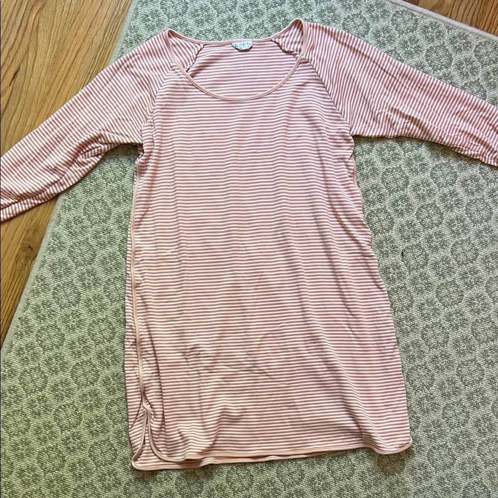 Orange Stripe Lake Nightgown S